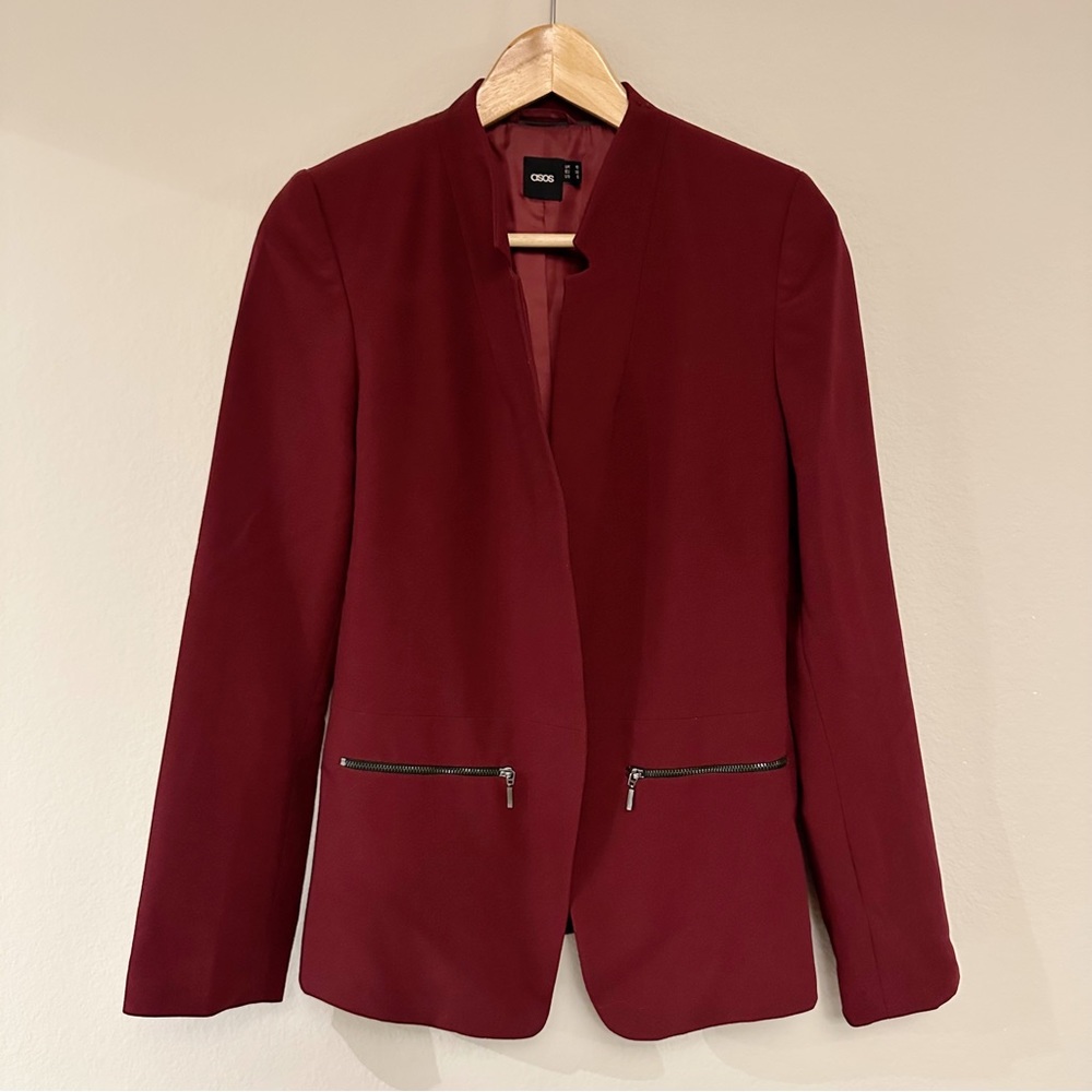 ASOS | Fitted Blazer with Zipper